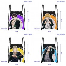 Wind Breaker anime drawstring backpack bags