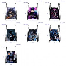 Solo Leveling anime drawstring backpack bags