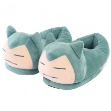 Pokemon Snorlax plush slippers a pair 28cm