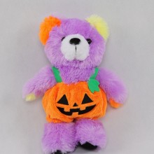 Halloween Pumpkin bear anime plush doll