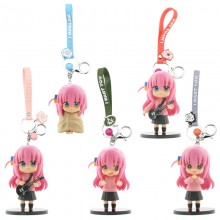 Bocchi The Rock anime figure doll key chains set(6...