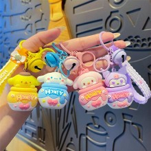 Sanrio Melody kitty Cinnamoroll Kuromi honey anime figure doll key chains