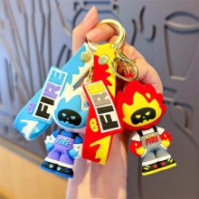 Fireboy and Watergirl anime figure doll key chains