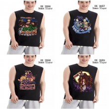 Demon Slayer anime cotton sleeveless vest t-shirts