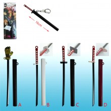 Jujutsu Kaisen anime alloy weapon knife sword key chains