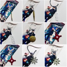 Jujutsu Kaisen anime alloy necklace key chains