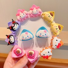 Sanrio Melody kitty Cinnamoroll Kuromi anime hairpins bobby pins