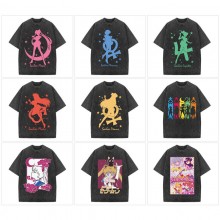 Sailor Moon anime 250g direct injection cotton t-s...