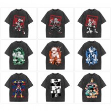 My Hero Academia anime 250g direct injection cotton t-shirts