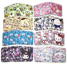 Sanrio Melody kitty Cinnamoroll Kuromi anime wallet