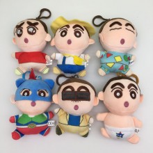 4.8inches Crayon Shin-chan anime plush dolls set 12CM(10pcs a set)