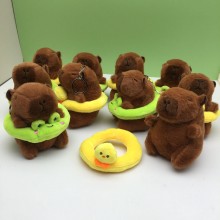 4.8inches Capybara Rodent plush dolls set(10pcs a set)