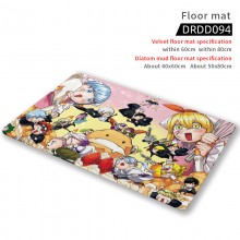 Mashle Magic and Muscles anime customize short velvet floor mat