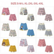 LABUBU anime beach short pants summer thin trouser...