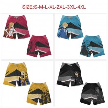 Sword Art Online anime beach short pants summer th...