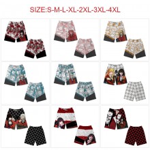 Kakegurui anime beach short pants summer thin trousers