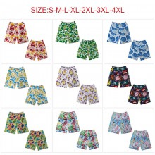 Inside Out anime beach short pants summer thin tro...