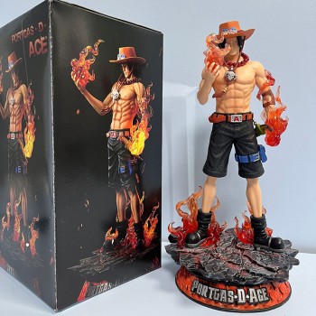 One Piece 1/3 Fantasy Third Anniversary Ace anime figure 24.5cm