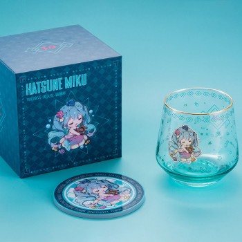 Original Hatsune Miku anime coffee tea glass cup mug