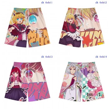 Oshi no Ko anime beach shorts pants