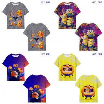 Despicable Me 4 anime micro fiber t-shirt t shirts