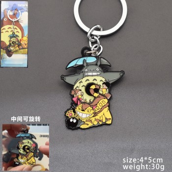 Totoro anime movable key chain/necklace