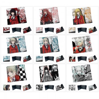 Kakegurui anime snap wallet buckle purse