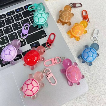 Luminous Turtle resin crafts figure doll key chains