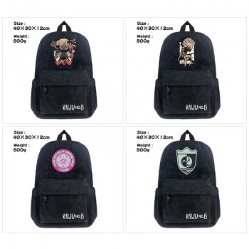 Kaiju No.8 anime canvas backpack bags