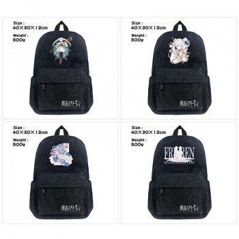 Frieren Beyond Journey's End anime canvas backpack bags