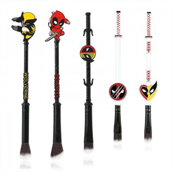 Deadpool & Wolverine makeup brush set(5pcs a set)