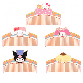 Sanrio Melody kitty Cinnamoroll Kuromi anime alloy hair combs