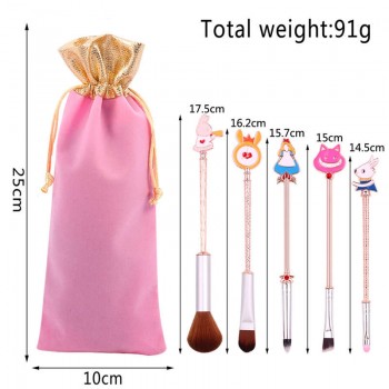 Alice anime makeup brush set(5pcs a set)