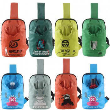 Naruto One Piece Totoro Attack on Titan anime satchel shoulder bags