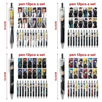 Kaiju No.8 anime ballpoint pen ball pens(12pcs a set)