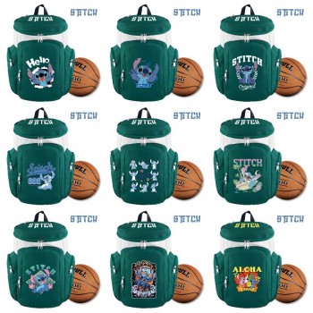 Stitch anime basketball backpack bag