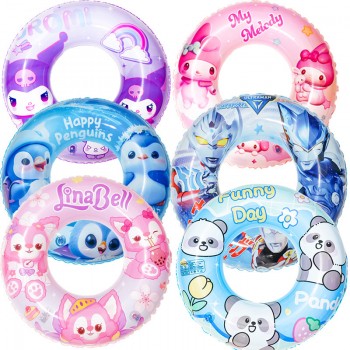 Sanrio Melody kitty Cinnamoroll Kuromi inflatable circle swimming