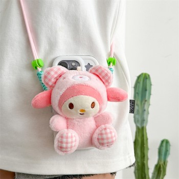 Sanrio Melody kitty Cinnamoroll Kuromi Bear mobile phone holder back clip