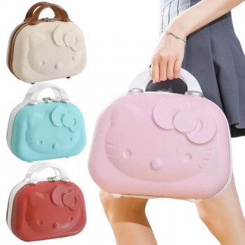 Sanrio Melody kitty Cinnamoroll Kuromi luggage cosmetic case small suitcase bag