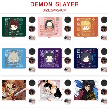 Demon Slayer anime mouse pad mat 24*20CM