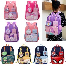 Melody Cinnamoroll Kuromi Spider-man anime backpack bag