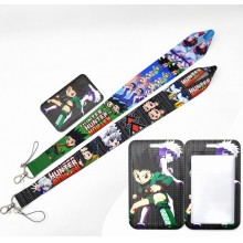 Hunter x Hunter for keys ID card gym phone straps USB badge holder diy hang rope