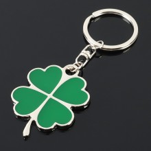 Lucky Clover alloy key chain