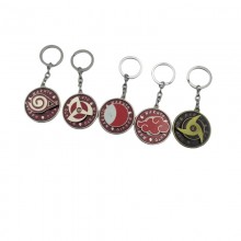 Naruto anime movable alloy key chains