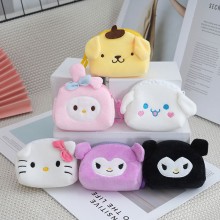 Sanrio Melody kitty Cinnamoroll Kuromi anime coin purse wallets