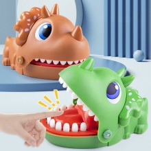 Crocodile Dinosaur bite finger dentist push teeth ...