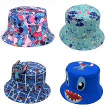 Stitch anime bucket hat cap