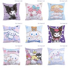 Sanrio Melody kitty Cinnamoroll Kuromi anime two-sided pillow 40CM/45CM/50CM