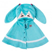 Original Hatsune Miku anime hoodie cloak 2in1 thro...