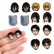 Attack on Titan anime alloy earrings